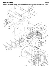 Husqvarna 1130SBE Snow Blower Owners Manual, 2006,2007,2008 page 26