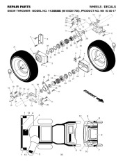 Husqvarna 1130SBE Snow Blower Owners Manual, 2006,2007,2008 page 30