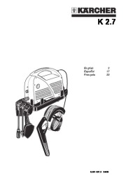 Kärcher K 2.7 Electric Power High Pressure Washer Owners Manual page 1