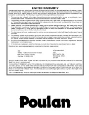 Poulan Owners Manual, 2009 page 38