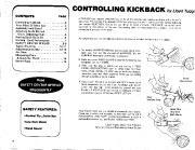 Poulan Owners Manual, 1981 page 2