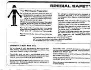 Poulan Owners Manual, 1981 page 8