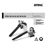 STIHL BG 55 65 85 SH 55 85 Blower Owners Manual page 1