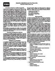 Toro 38600, 38602 Manuel des Propriétaires, 2002 page 22