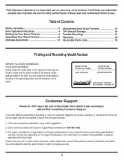 MTD Cub Cadet 769 04210 Snow Blower Owners Manual page 2