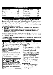 Craftsman 247.886140 Craftsman 22-Inch Snow Thrower Owners Manual page 2