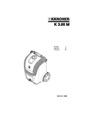 Kärcher K 3.96 M Electric Power High Pressure Washer Owners Manual page 1