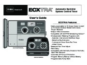 Toro Automatic Sprinkler System Control Timer Irrigation Owners Manual page 1