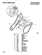 Murray 620301X4NB Snow Blower Owners Manual page 34