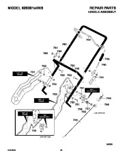 Murray 620301X4NB Snow Blower Owners Manual page 42