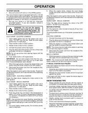 Husqvarna 1130STE XP Snow Blower Owners Manual, 2004,2005,2006,2007 page 13