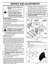 Husqvarna 1130STE XP Snow Blower Owners Manual, 2004,2005,2006,2007 page 16