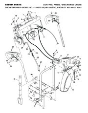 Husqvarna 1130STE XP Snow Blower Owners Manual, 2004,2005,2006,2007 page 22