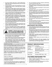 Husqvarna 1130STE XP Snow Blower Owners Manual, 2004,2005,2006,2007 page 3