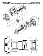 Husqvarna 1130STE XP Snow Blower Owners Manual, 2004,2005,2006,2007 page 30