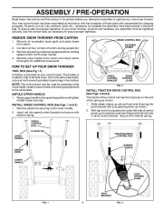 Husqvarna 1130STE XP Snow Blower Owners Manual, 2004,2005,2006,2007 page 5