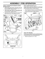 Husqvarna 1130STE XP Snow Blower Owners Manual, 2004,2005,2006,2007 page 7