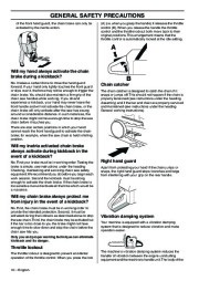 Husqvarna 357XP 359 Chainsaw Owners Manual, 2001,2002,2003,2004,2005,2006,2007,2008,2009 page 10