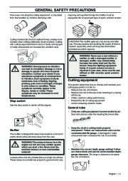 Husqvarna 357XP 359 Chainsaw Owners Manual, 2001,2002,2003,2004,2005,2006,2007,2008,2009 page 11