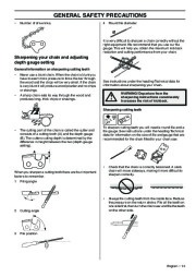 Husqvarna 357XP 359 Chainsaw Owners Manual, 2001,2002,2003,2004,2005,2006,2007,2008,2009 page 13