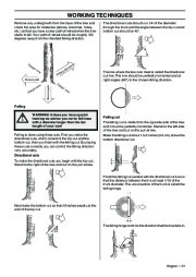 Husqvarna 357XP 359 Chainsaw Owners Manual, 2001,2002,2003,2004,2005,2006,2007,2008,2009 page 27