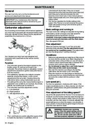 Husqvarna 357XP 359 Chainsaw Owners Manual, 2001,2002,2003,2004,2005,2006,2007,2008,2009 page 30