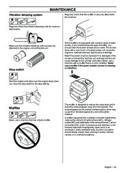 Husqvarna 357XP 359 Chainsaw Owners Manual, 2001,2002,2003,2004,2005,2006,2007,2008,2009 page 33