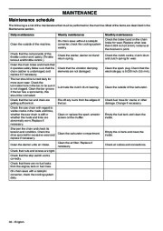 Husqvarna 357XP 359 Chainsaw Owners Manual, 2001,2002,2003,2004,2005,2006,2007,2008,2009 page 38