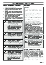 Husqvarna 357XP 359 Chainsaw Owners Manual, 2001,2002,2003,2004,2005,2006,2007,2008,2009 page 7