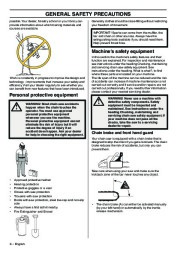 Husqvarna 357XP 359 Chainsaw Owners Manual, 2001,2002,2003,2004,2005,2006,2007,2008,2009 page 8