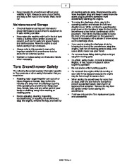 Toro 38632 Toro Power Max 828 LE Snowthrower Owners Manual, 2004 page 3