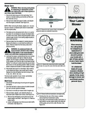 MTD Troy-Bilt 830 Series 21 Inch Rotary Lawn Mower Owners Manual page 11