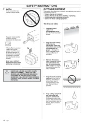 Husqvarna 45 49 Chainsaw Owners Manual, 1995,1996,1997,1998 page 10