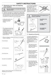 Husqvarna 45 49 Chainsaw Owners Manual, 1995,1996,1997,1998 page 12