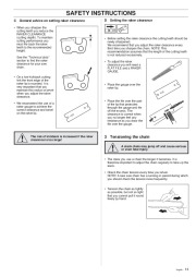 Husqvarna 45 49 Chainsaw Owners Manual, 1995,1996,1997,1998 page 13