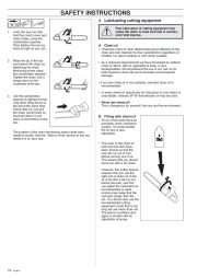 Husqvarna 45 49 Chainsaw Owners Manual, 1995,1996,1997,1998 page 14