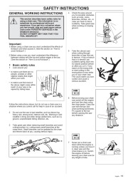 Husqvarna 45 49 Chainsaw Owners Manual, 1995,1996,1997,1998 page 19