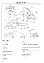 Husqvarna 45 49 Chainsaw Owners Manual, 1995,1996,1997,1998 page 24