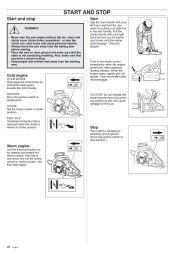 Husqvarna 45 49 Chainsaw Owners Manual, 1995,1996,1997,1998 page 28