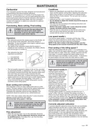 Husqvarna 45 49 Chainsaw Owners Manual, 1995,1996,1997,1998 page 29