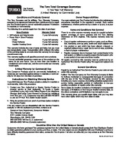 Toro 38652 Toro Power Max 1128OE Snowthrower Owners Manual page 24