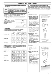 Husqvarna 335XPT Chainsaw Owners Manual, 2001,2002,2003,2004,2005 page 11