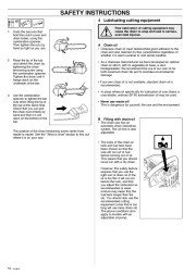 Husqvarna 335XPT Chainsaw Owners Manual, 2001,2002,2003,2004,2005 page 14