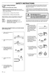 Husqvarna 335XPT Chainsaw Owners Manual, 2001,2002,2003,2004,2005 page 20