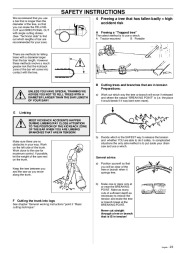 Husqvarna 335XPT Chainsaw Owners Manual, 2001,2002,2003,2004,2005 page 23