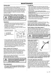 Husqvarna 335XPT Chainsaw Owners Manual, 2001,2002,2003,2004,2005 page 29