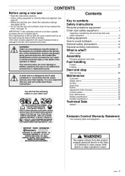 Husqvarna 335XPT Chainsaw Owners Manual, 2001,2002,2003,2004,2005 page 3