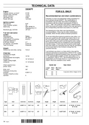 Husqvarna 335XPT Chainsaw Owners Manual, 2001,2002,2003,2004,2005 page 34