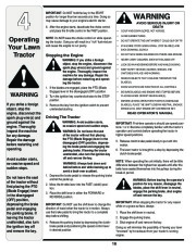 MTD 760 77 Transmatic Lawn Tractor Mower Owners Manual page 16