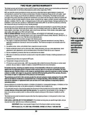 MTD 760 77 Transmatic Lawn Tractor Mower Owners Manual page 29